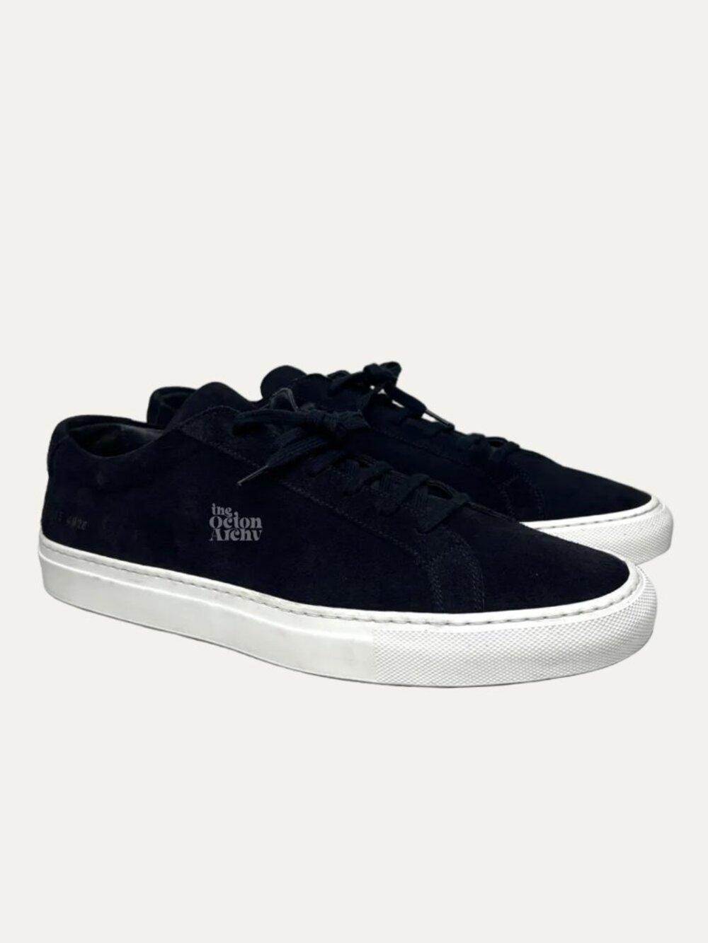 Size 45 Common Projects Suede Achilles Low 'Dark Navy' 2121 4928 Pre-Owned